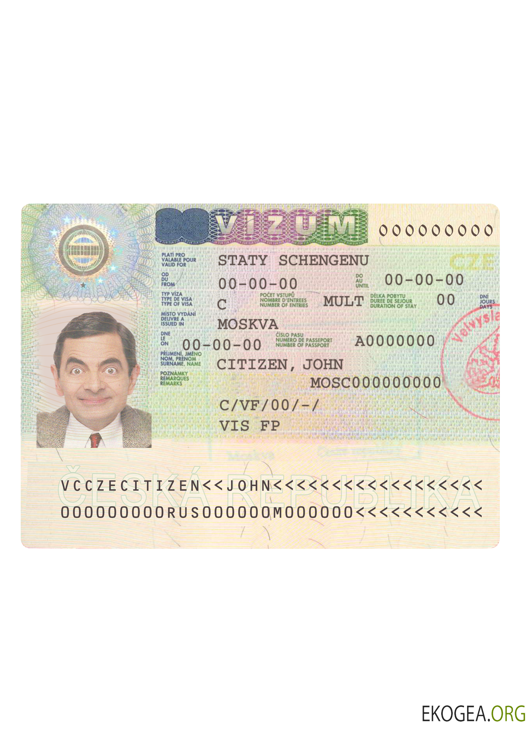 Visa Schengen pour la République tchèque